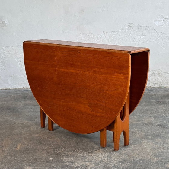 Image 1 of Vintage Teak Gateleg Drop-Leaf Dining Table by Jentique, 1960