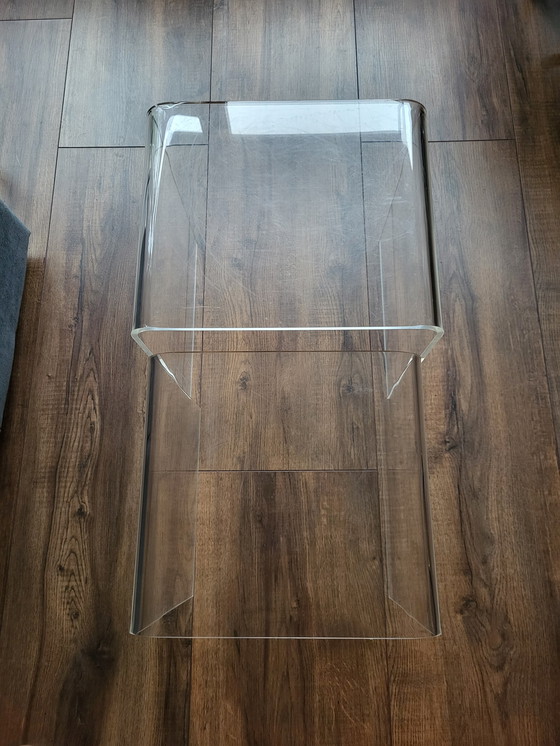 Image 1 of 3 Acrylaat Bijzettafeltjes Jaren '80 / '90