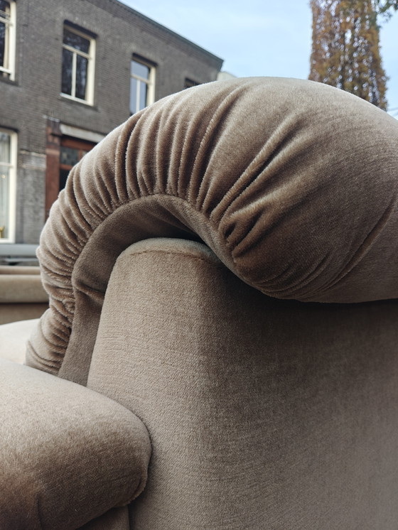 Image 1 of Vintage velvet elementenbank