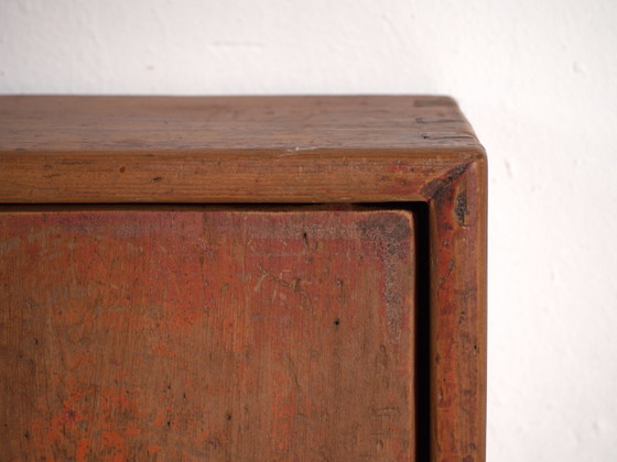 Mobile basso laccato antico in legno di olmo – Cina, circa 1900 – Credenze con vetrina, Iron (photo 38 of 40)