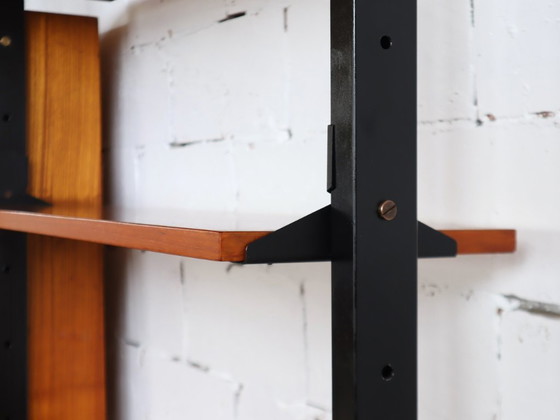 Image 1 of Mid-Century modular bookcase with fold-down Desk