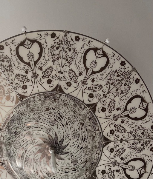 Lámpara de cristal Fortuny Murano