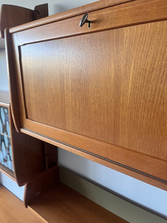 Image 1 of Libreria modulare di John Texmon, Norvegia, anni '60.