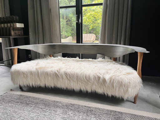 Kurt Beier Sofa/Bank neu bezogen