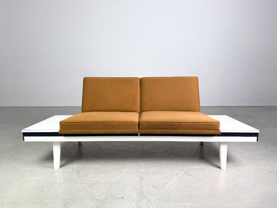 Image 1 of Divano originale Herman Miller Mid-Century con struttura in acciaio, divano George Nelson