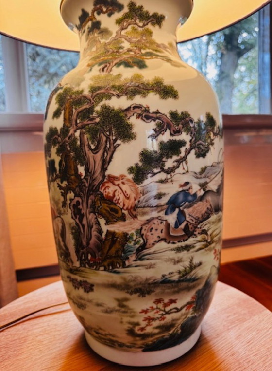 Image 1 of Lampada da terra cinese