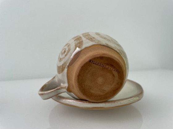 Image 1 of Stoviglie vintage Hyllested Keramik – set da 7 pezzi