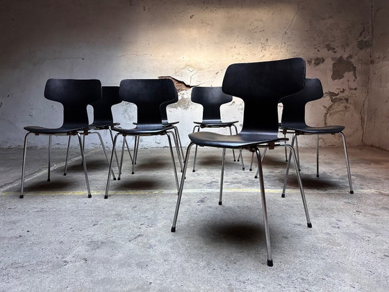 Image 1 of Sedie vintage, sedie Hammer di Fritz Hansen