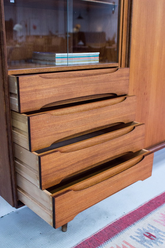Image 1 of Vintage teak highboard sideboard Midcentury