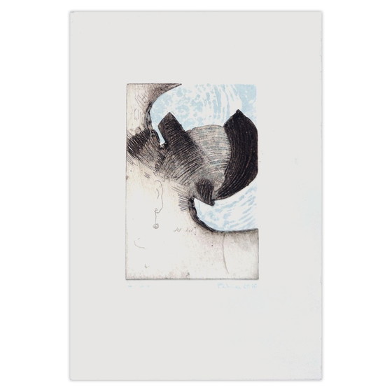 Image 1 of Monique PEHEM (BRETON-PROOUTÉ) Chignon Gesigneerde ets 2010