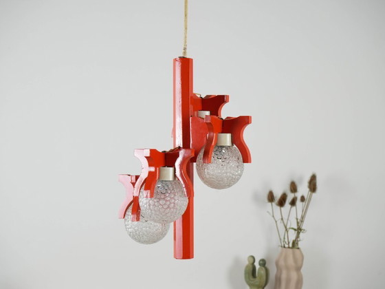 Image 1 of Lampada a sospensione, Space Age, anni '70, prodotta in Italia