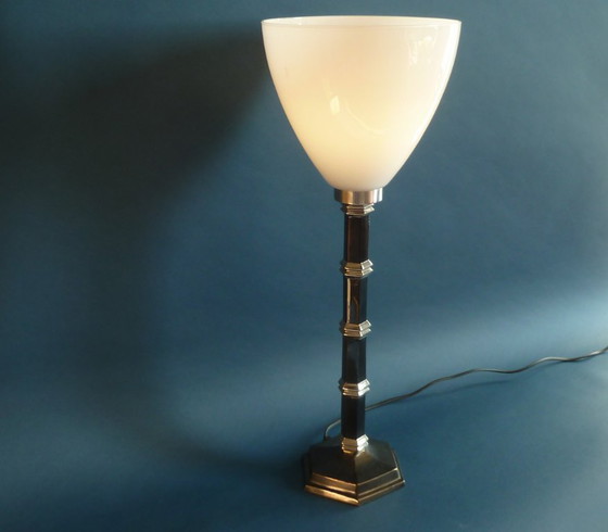 Image 1 of art deco grote tafellamp