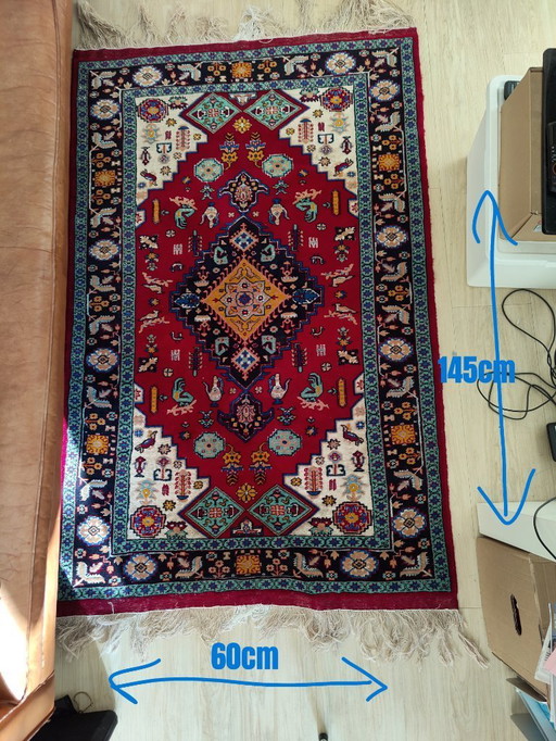 Persischer Teppich, handgeknüpft