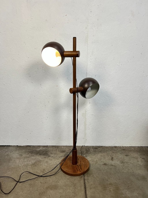 Vintage floor lamp/stable lamp, Temde Leuchten Model 181, 1970s Germany