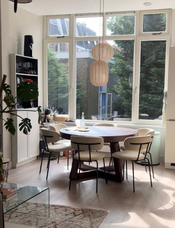 Image 1 of Extendable round designer dining table from Windsor & Co