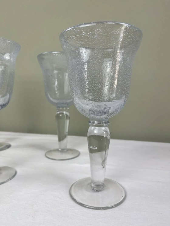 Große Blasengläser – Gläser & Karaffe, Crystal, Glass, Vintage (photo 9 of 12)