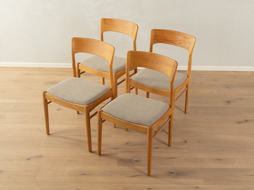  Chaises de salle à manger 1960S, Henning Kjærnulf