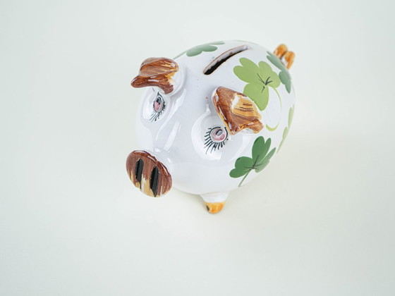 Image 1 of Keramische spaarpot, Portugees ontwerp, jaren 70, gemaakt in Portugal.