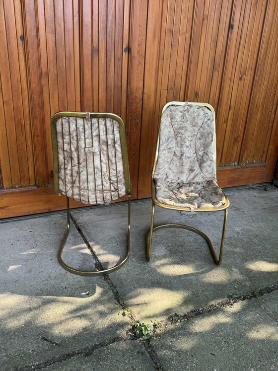 Italian Dining Chairs by Gastone Rinaldi, 1970s, Set of 2 – Italian Design (photo 3 of 6)