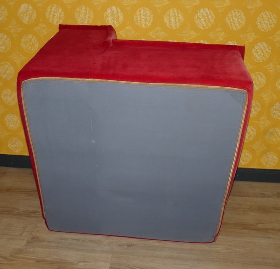 Image 1 of Modular sofa, 3 elements, corner armchair, foam, Lübke model Q-System, 1990s