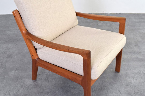 Image 1 of Sillón Senator danés de teca de mediados de siglo, diseñado por Ole Wanscher para Cado en la década de 1960.