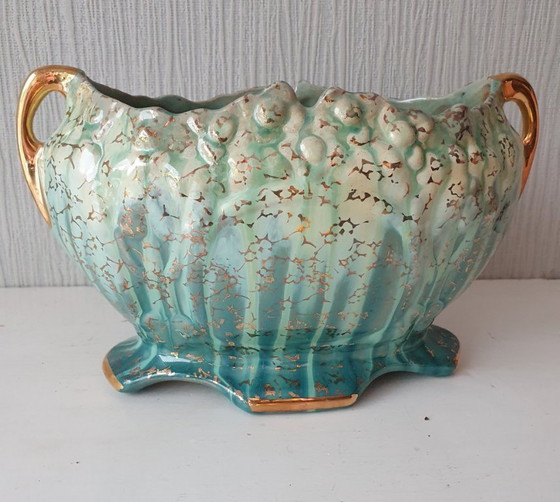 Image 1 of Jardinera Art Deco Faïenceries de Thulin – modelo 2071 – modelo de catálogo – ca. 1935