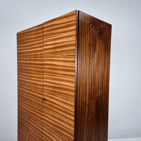 Image 1 of Vintage kledingkast in beukenhout, jaren 70