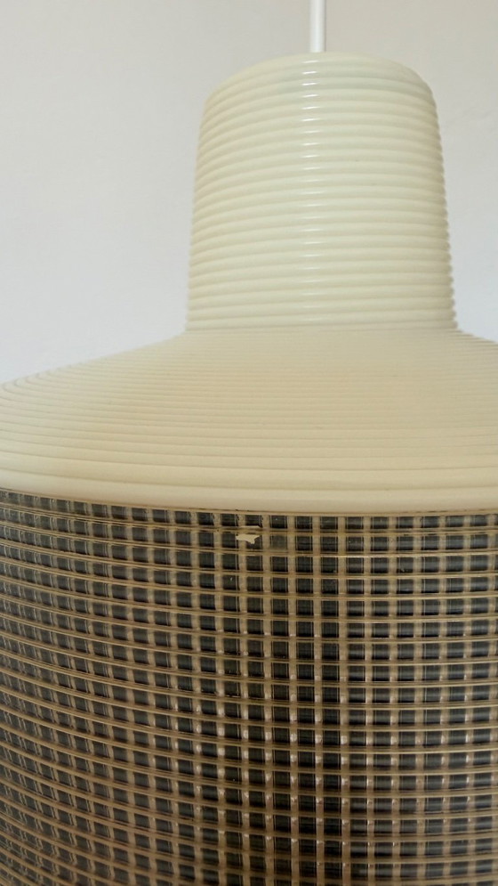 Vintage pendant light 1970s – Space Age – Cream white – Pendant lamps, Plastic (photo 8 of 8)