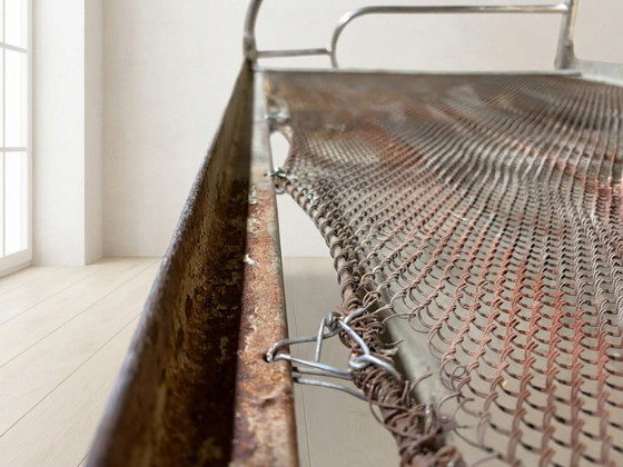 Vintage frame voor een chaise longue van verchroomd buisvormig staal, midden 20e eeuw, Tsjechoslowakije, 194 (photo 6 of 12)