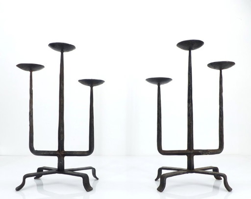 brutalist-candlesticks-fer-forge-artisan-1972-france_pair_brutalist-forged-iron-candlesticks-sculptural