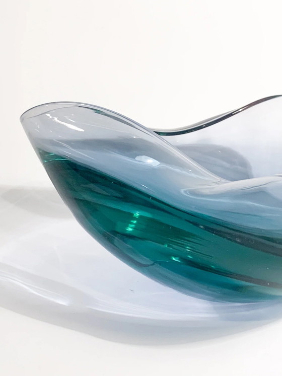 Posacenere in vetro di Murano blu soffiato a mano anni '70 – Oggetti decorativi (photo 4 of 9)
