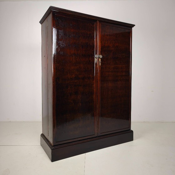 Englischer Art-Deco-Kleiderschrank aus Eichenholz – Kleiderschränke, Wood (photo 3 of 9)