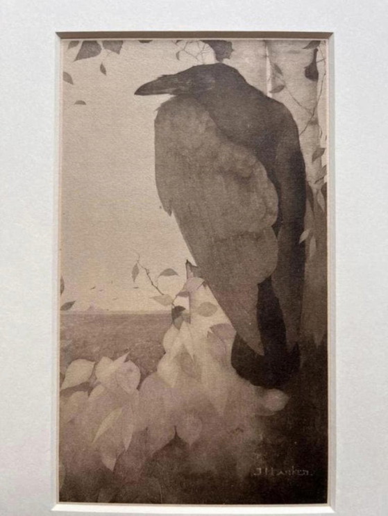 Jan Mankes 1889-1920 / Corvo Heliogravure originale a Berkenboom 1923 – Litografie e stampe, Paper (photo 6 of 10)
