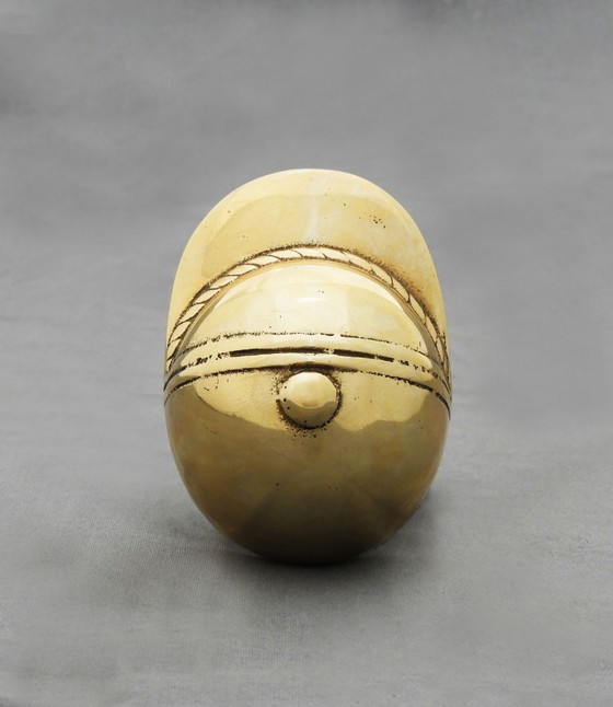 Image 1 of  Gucci Style Brass Bottle Opener, Jockey's Cap, Italy, circa 1970