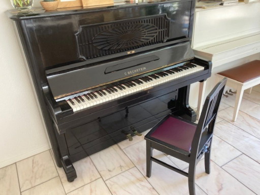Silla de piano modernista antigua de Beethoven – fauteuils, Wood, Iron