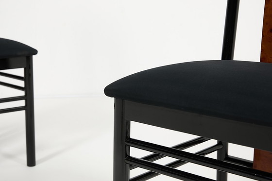 Image 1 of Ensemble de 6 chaises vintage de GDM, Italie, années 1980