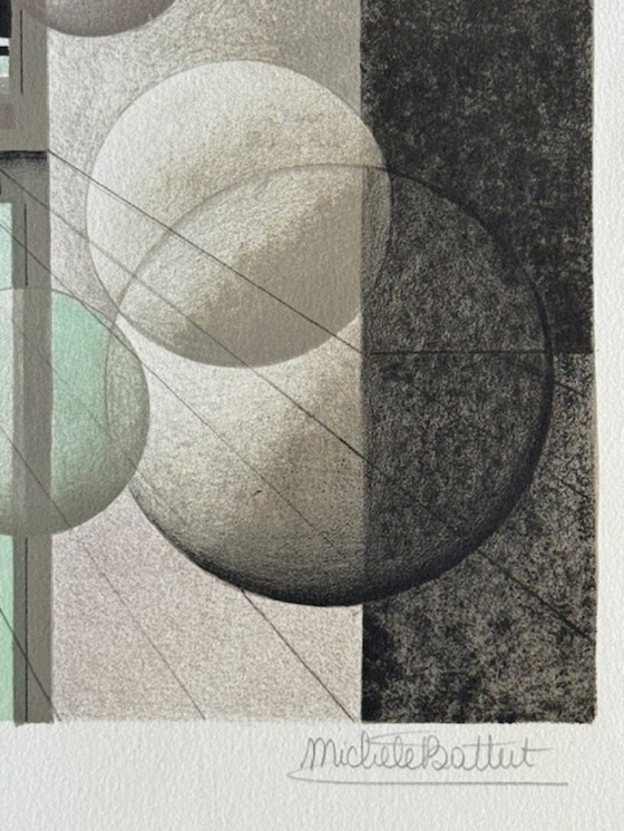 Image 1 of Litografia di Michele Battut