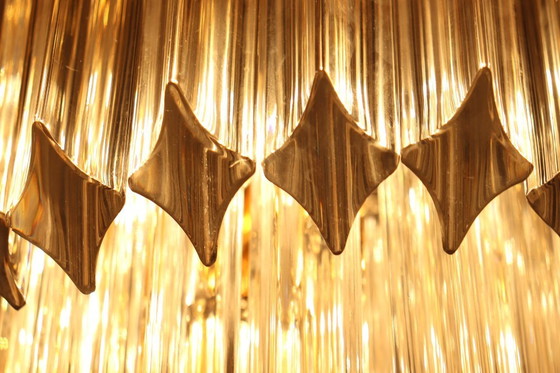 Image 1 of Large waterfall floor lamp/floor lamp by Novaresi, Murano glass, Italy, 1970s