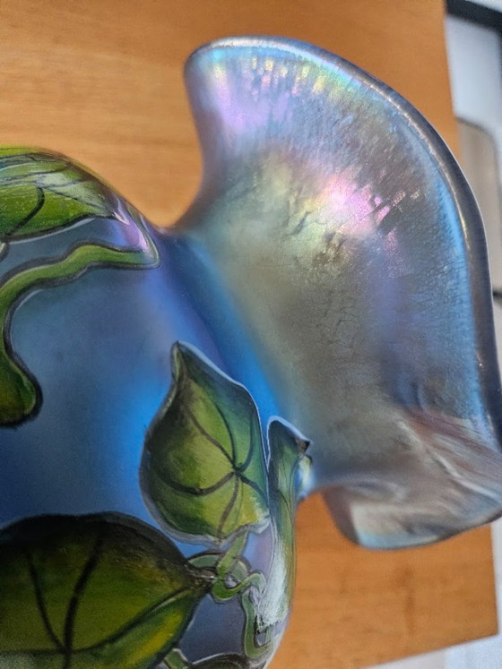 Piccolo Vaso in Vetro Art Nouveau – Glashüttenwerke Buchenau / Betty Hedrich attr. (ca. 1900) – Vasi (photo 16 of 16)
