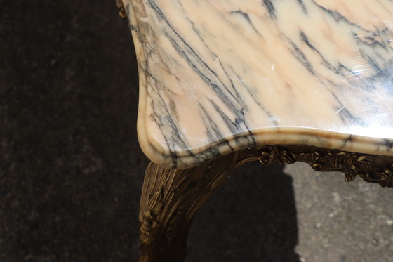 Image 1 of French Marble Coffee Table 70s