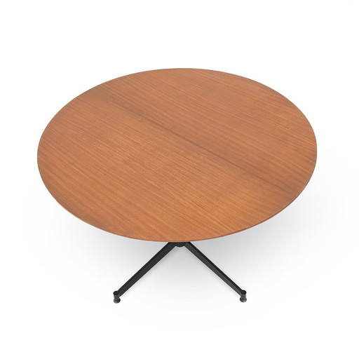 Round table with teak top, 1950s