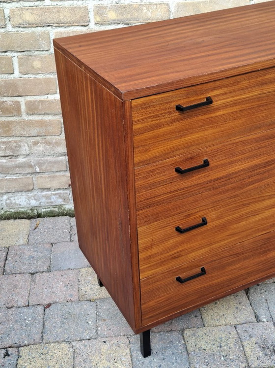 Beautiful Vintage Simpla Lux Chest of Drawers | 1960s Teak | Mid-Century Design – Wood (photo 9 of 12)