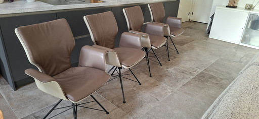 4 Bert Plantagie dining chairs