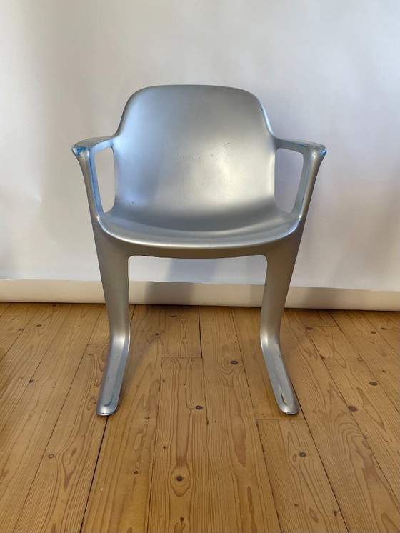 Image 1 of 7x Ernst Moeckl Kangaroo Z Chairs voor Horn Germany 1968