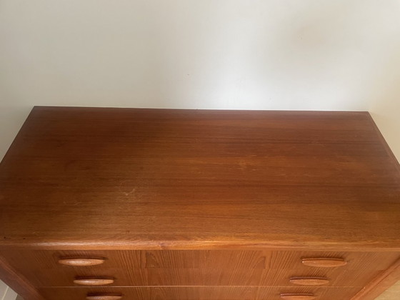 Image 1 of Ladekast Vintage Deens design met 4 lades in teak