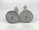 2x Ikea Göta candle holder by Erika Pekkari 1990 metal