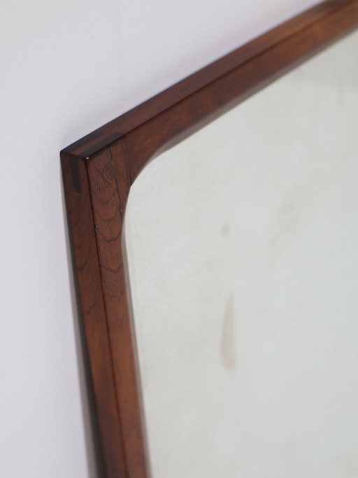Gran espejo Aksel Kjersgaard palisandro danés vintage años 60 – spiegels, Glass, Wood (photo 2 of 10)