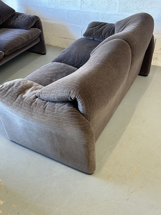 Image 1 of Ensemble canapé Cassina Maralunga vintage