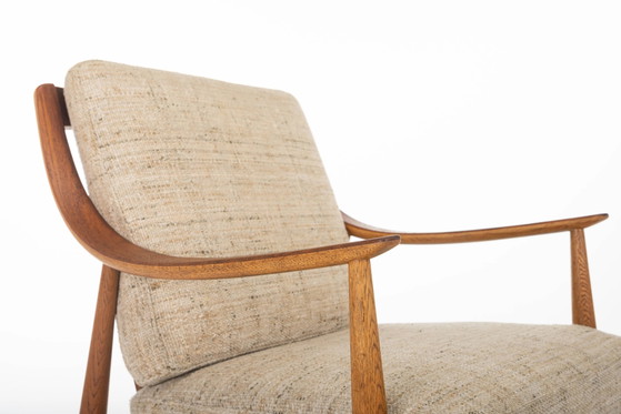 Fd144 Easy Chairs in Oak and Teak by Peter Hvidt & Orla Mølgaard-Nielsen for France & Daverkosen – Armchairs (photo 8 of 18)