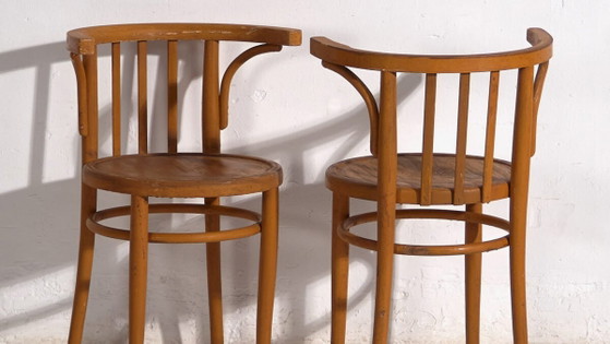 Antique armchairs Thonet (c.1920). Set of 2 pieces #9 (photo 3 of 18)